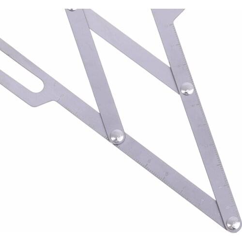 Pro Golden Ratio Measure Microblading Stainless Steel Ruler Permanent Makeup Eyebrow Tattoo Design Calipers Stencil Tool C0009