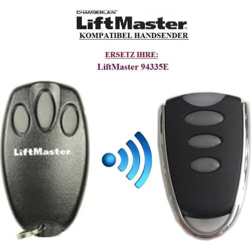 The remote for Liftmaster Chamberlain 94335E garage door remote 433.92mhz very 2019