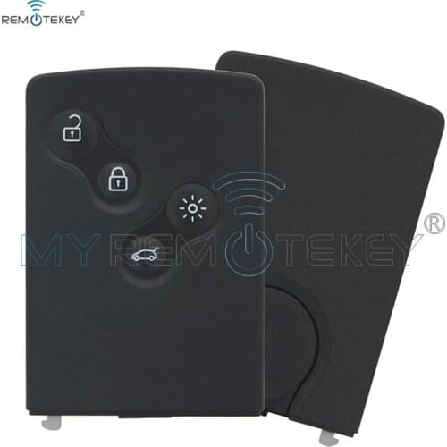 Remtekey PCF7952 4 button 434mhz Smart key for Renault Koleos one button start key hand free key