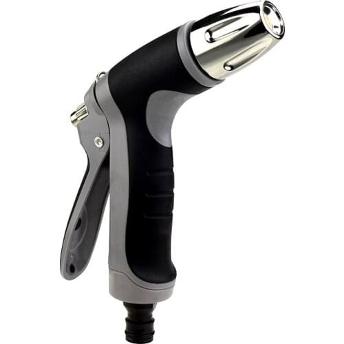 High Quality Adjustable Zinc Alloy Nozzles High Pressure Power Garden Water Gun For Watering Hose Spray Gun Car Wash Cleaning