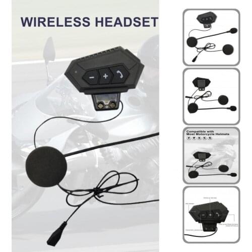 Low Consumption 1 Set Durable Long Endurance Helmet Headphone with Microphone for Scooter