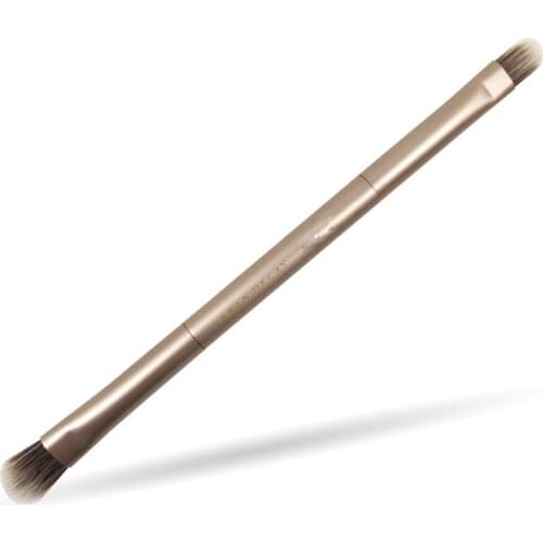 1pc Double-ended eyeshadow brush + concealer brush Eye shadow Make up tools cosmetic Synthetic hair Metal handle