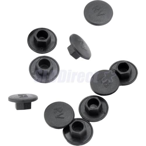 10pcs Hex Socket Allen Bolt Screw Hexagon Head Cover Cap Protector M6 Black