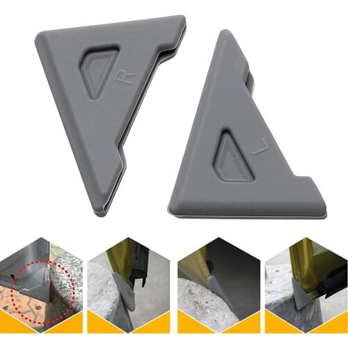 2PCS Car Door Corner Cover Silicone Anti-Scratch Mouldings Crash Protection Scratch Protector Car-styling Auto Care Universal