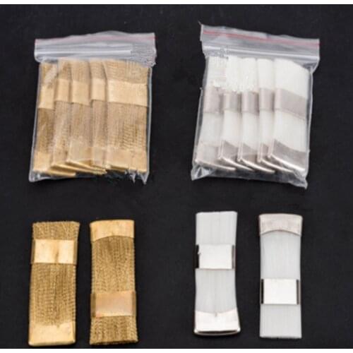 5pcs NEW Burs Cleaning Brass Wire Brush Flat Dental Product For Burs Files Stand Cleaning Tool