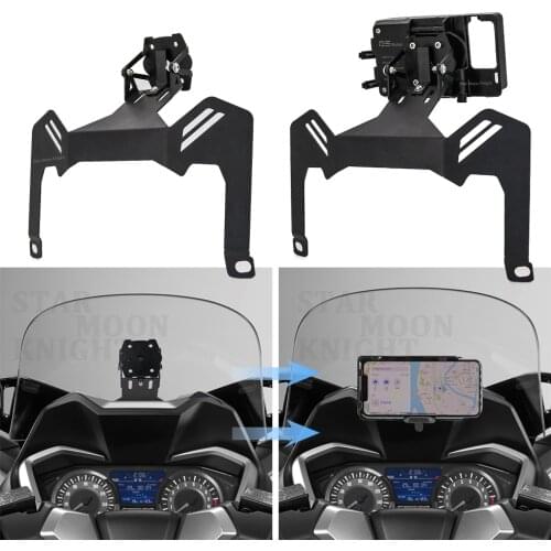 Fit For Honda For Forza 300 250 125 MF13 Phone Holder Stand Holder Smartphone Phone Holder Stand GPS Navigator Plate Bracket