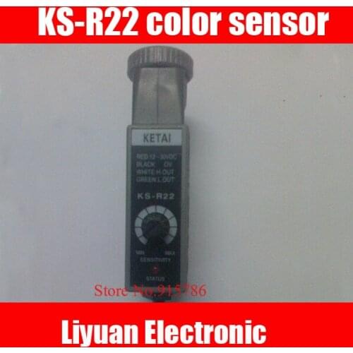 Photoelectric switch color sensor high precision ks-r22 red free shipping