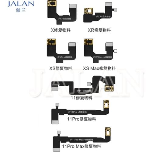 JC Dot Matrix Flex Cable Front Camera X XS MAX 11 PRO MAX Face ID Detection Repair Work With JCID Pro 1000s V1s Dot Projector