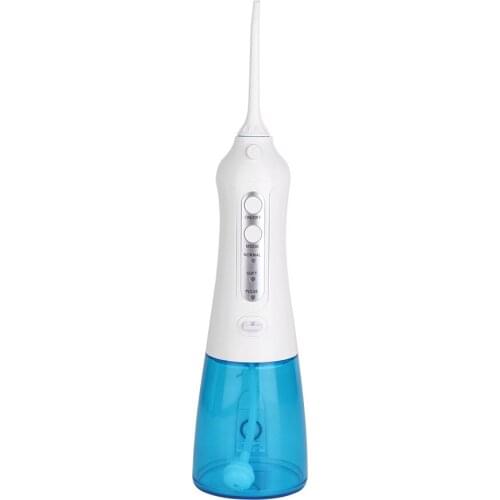 Oral Irrigator USB Rechargeable Water Flosser Jet 300ML Water Tank Travel Portable Dental Water Jet Waterproof Teeth Cleaner
