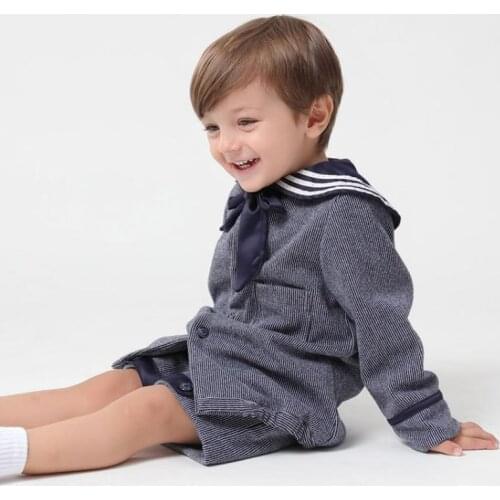 2021 Spring Baby Boy Clothing Set Spanish Vintage Toddler Boys Coat Top Shorts 2Pcs Suits Children Kids Quality Clothes Outfits