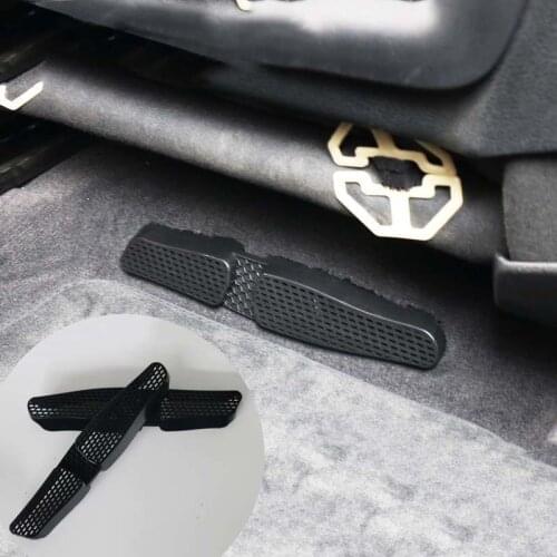 Car Under Seat Air Conditioning Vent Outlet Cover Grill Heat Floor Net For AUDI A3 SEAT LEON MK3 2013 2014 2015 2016 2017 2018