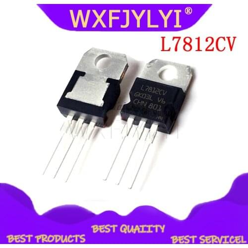10PCS L7812CV TO220 L7812 TO-220 7812CV new and original IC