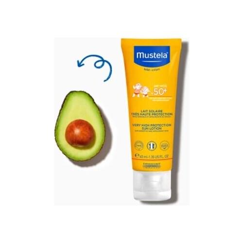 MUSTELA LECHE SOLAR MUY ALTA PROTECCION SPF-50+ 40 ML ESPECIAL CARA