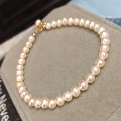 2-3mm White Baroque Pearl 18K Necklace 18 inches Classic Gift Real Accessories