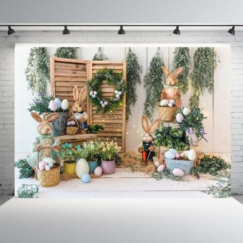 Easter Backdrop Newborn Baby Shower Birthday Party Decoraion Background Children Photography Background Photocall Photo Studio