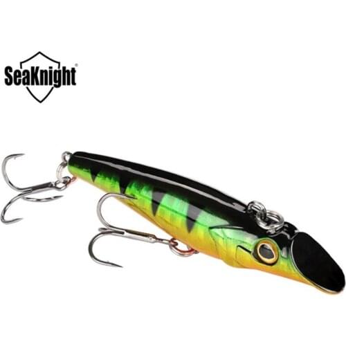 Seaknight SK015 Hard Fishing Lure 75mm 19g Sinking Pencil 5 PC Detail Bait with 3D Eyes Laser Simulation Fish Skin Fishing Bait