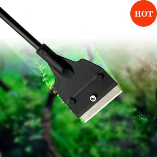 Stainless Steel Multifunctional Aquarium Fish Tank Algae Removal Scraper Blade Aquatic Plants Aquatic Cleaning Set Cleaning Tool