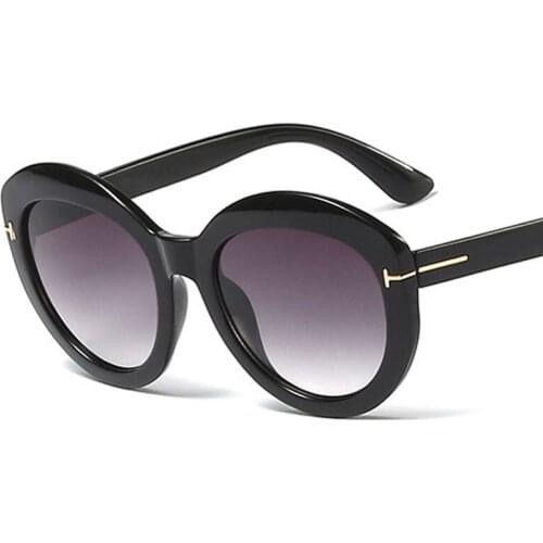 Veshion Rivet Round Cat Eye Sunglasses Men Women 2019 Fashion Shades UV400 Vintage Glasses