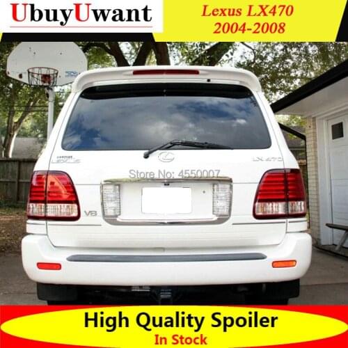 For Lexus LX470 Spoiler Quality ABS Material Car Rear Wing Spoiler For Lexus LX470 2004 2005 2006 2007 2008