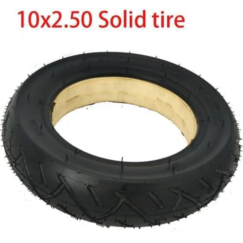 10x2.50 Solid Tire for Quick 3 ZERO 10X Inokim OX Razor Electric Scooter 10 Inch Non Pneumatic Stab Proof Tubeless Tyre