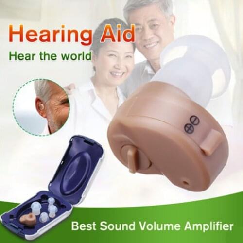 Ear care Audiphone Hearing Aid Portable Mini Personal Sound Amplifier Ear Tone Volume Adjustable Hearing Aids Care Drop Shipping