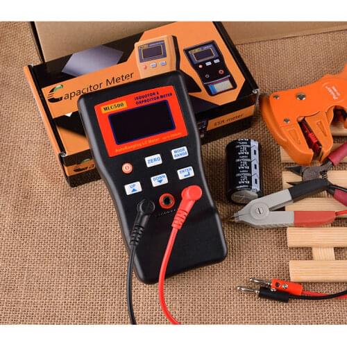High precision AutoRanging LC Meter inductor capacitor Meter 1% accuracy 500KHz test Connect PC storing MLC500