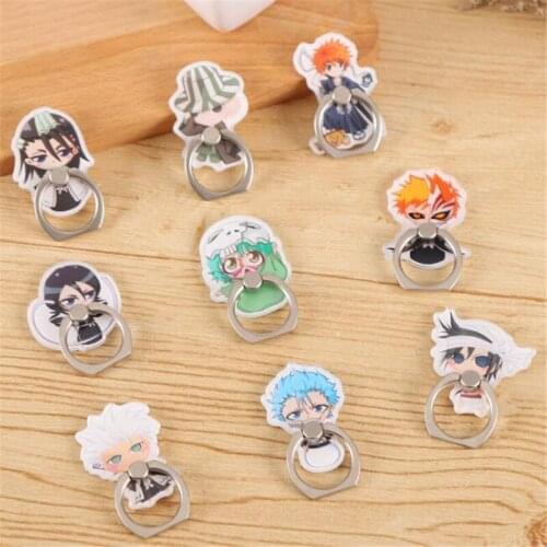 Japan Cartoon Character Cartoon Finger Ring Smartphone Phone Stand Holder Mobile Phone Cute Holder Stand For iPhone 12 All Phone