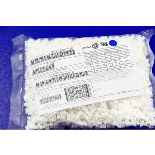 0873690200 2MM WTB RCPT HSG NYL NAT 2CKT 87369-0200 MOLEX Connectors terminals housings 100% new and original parts 873690200