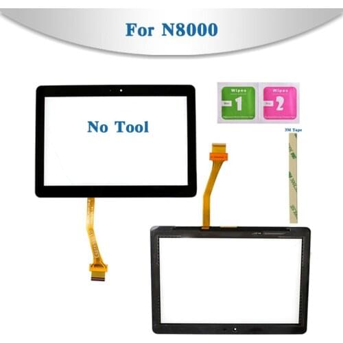 10.1" For Samsung Galaxy Tab 2 P5100 P5110 N8000 N8010 Tablet Touch Screen Digitizer Sensor Front Outer Glass Lens Panel