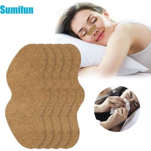 10pcs Anti Snoring Sticker Relief Sneezing Runny Nose Rhinitis Patch Cold Headache Congestion Breathe Easier Better Nasal Strips