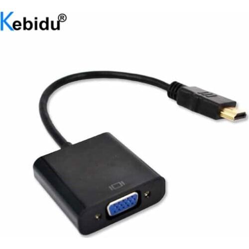1080P Digital to Analog Converter Cable HDMI-compatible to VGA Adapter For Xbox PS4 PC Laptop TV Box to Projector Displayer HDTV