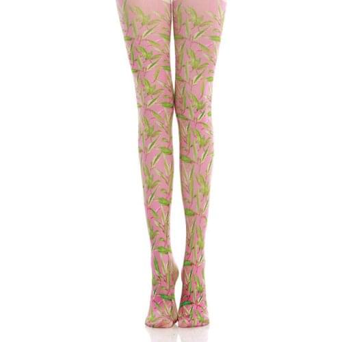 2020 Direct Selling Sale Stockings Medias De Mujer Fishnet Fashion Pantyhose Print Female Color Personality Woman One Size Poly