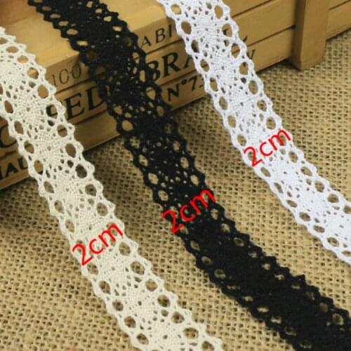 300 Yards/lot Most Free Shipping Cotton Lace for Dress Shoes Hats Tablecloth Cushion Decoration Wholesale Clothing Accessories