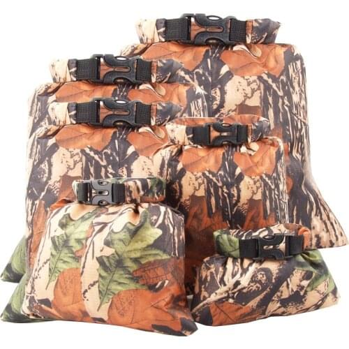 6pcs/lot Outdoor Portable Waterproof Dry Bag Camping Hiking Canoe Floating Boating Ultralight Backpacks Sack Storage Pouch