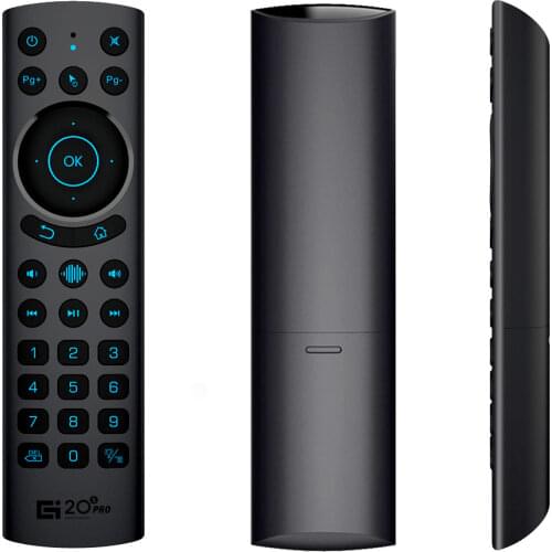 G20BTS Plus G20S PRO 2.4G Wireless Smart Voice Backlit Air Mouse Gyroscope IR Learning Remote Control BT5.0 for Android TV BOX