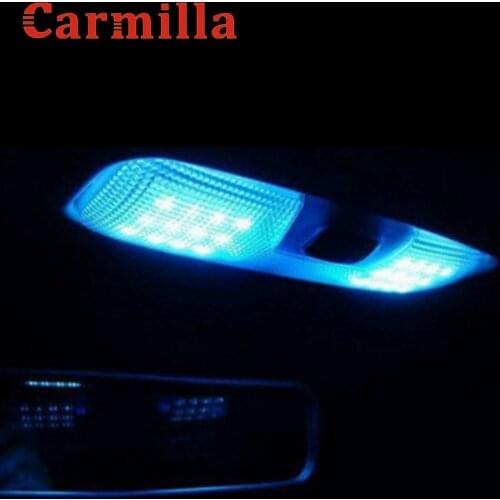 Carmilla Car LED Reading Lamps Roof Led Lamp Interior Lights Case for Ford Fiesta MK7 2009 - 2014 Car Accessories
