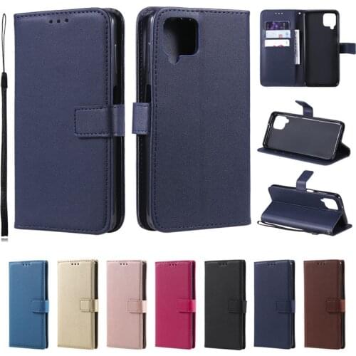 For Samsung Galaxy A12 A 12 Case For Samsung Galaxy a12 Phone Case SM-A125M Cover Etui Wallet Stand Card Slot Leather Funda