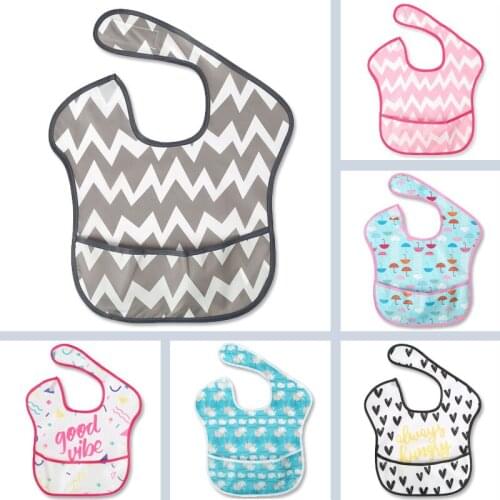 Baby Bibs Waterproof Feeding Baby Boy Saliva Towel Newborn Cartoon Aprons Baby Girls Bibs Adjustable Childrens Bib Baby Stuff