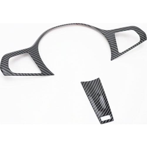 For BMW 3 Series (G20) 2019 2020 2021 M sports stars steering wheel trim ABS material carbon fibre 3D accessories