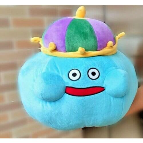 Dragon Quest Jumbo KING SLIME 32cm Plush Doll Square Japan Only Prize