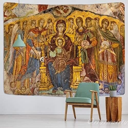 Christ Jesus Tapestry Artistic Polyester Cottage Dorm Wall Art Home Decoration