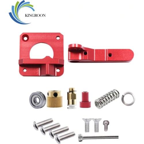KINGROON Upgrade MK8 Red Remote Extruder For 3D Printer Full Metal Extruder Bowden Right Left Hand 1.75 Filament 3D Printer Part