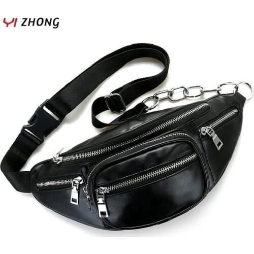 Fashion Waist Packs Fashion Unisex Leather Crossbody Bags Casual High-capacity Shoulder Chest Bag Travel Multi-function Bag