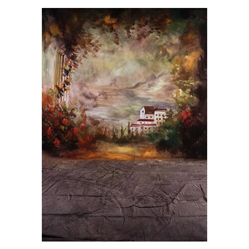10x20ft/3x6m Hand painted scenic Muslin Backgrounds Photography Photo Studio Backdrops Muslin Backdrop wedding for great studio