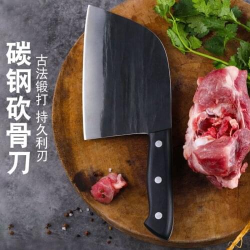 Chopping knife kitchen knife chopping knife forged kitchen knife old fashioned household butcher knife stainless steel