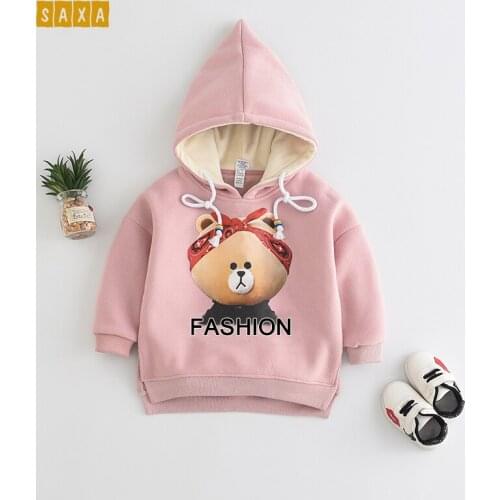 Baby girl clothes spring&autumn children clothes 100% cotton baby boy clothes cartoon Keep warm girl long-sleeved sweatshirts