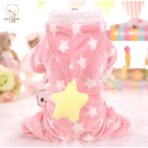 Clothes For Dogs Winter Hooded Jacket Dog Warm Jumpsuit Pet overalls Small Dog Clothing Yorkshire Chihuahua Puppy Cat Clothes