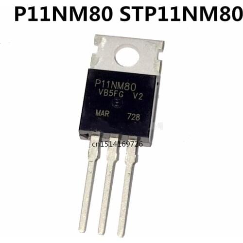 Original 5pcs/ P11NM80 STP11NM80 TO-220 800V 11A