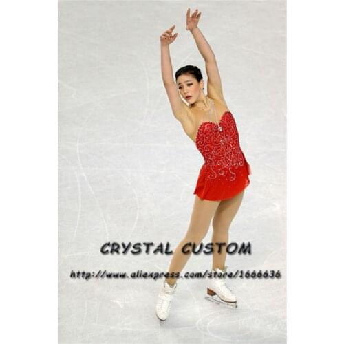 Girls Figure Skating Dresses Graceful New Brand Custom Ice Skating Dresses For Competition DR4398