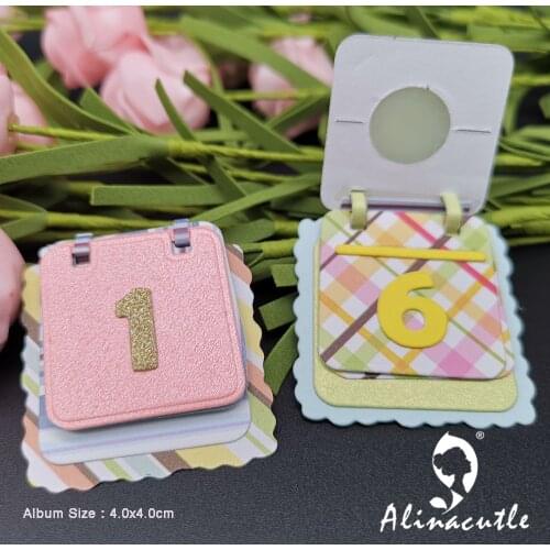METAL CUTTING DIE cut 14pc album memorydex rolodex calendar Scrapbooking paper craft card emboss knife blade punch stencils